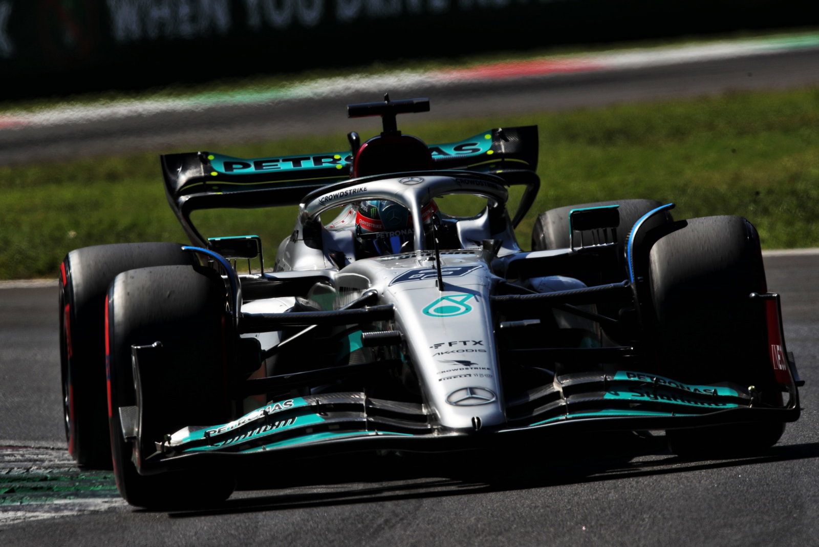 George Russell (GBR) Mercedes AMG F1 W13. Formula 1 World Championship, Rd 16, Italian Grand Prix, Monza, Italy,