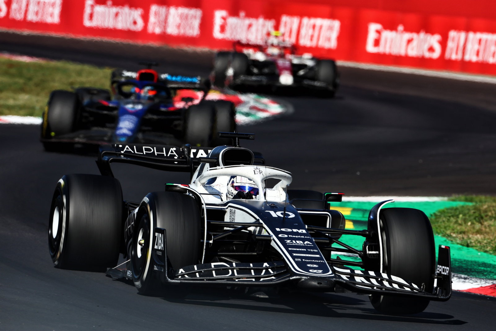 Pierre Gasly (FRA) ) AlphaTauri AT03. Kejuaraan Dunia Formula 1, Rd 16, Grand Prix Italia, Monza, Italia, Race Day.-