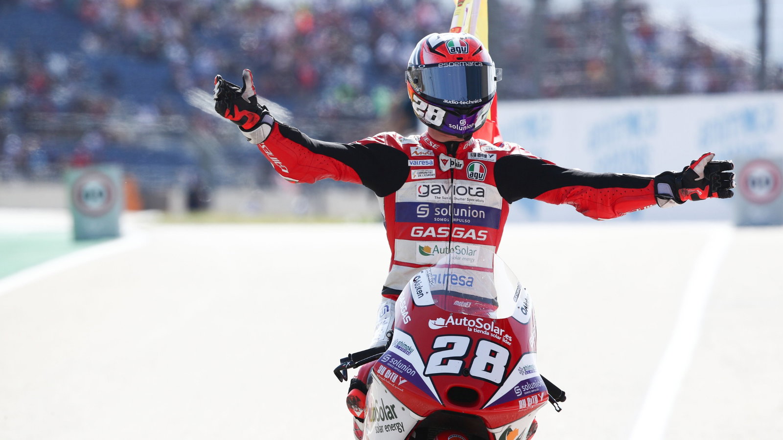 Izan Guevara, Moto3 race, Aragon MotoGP, 18 September