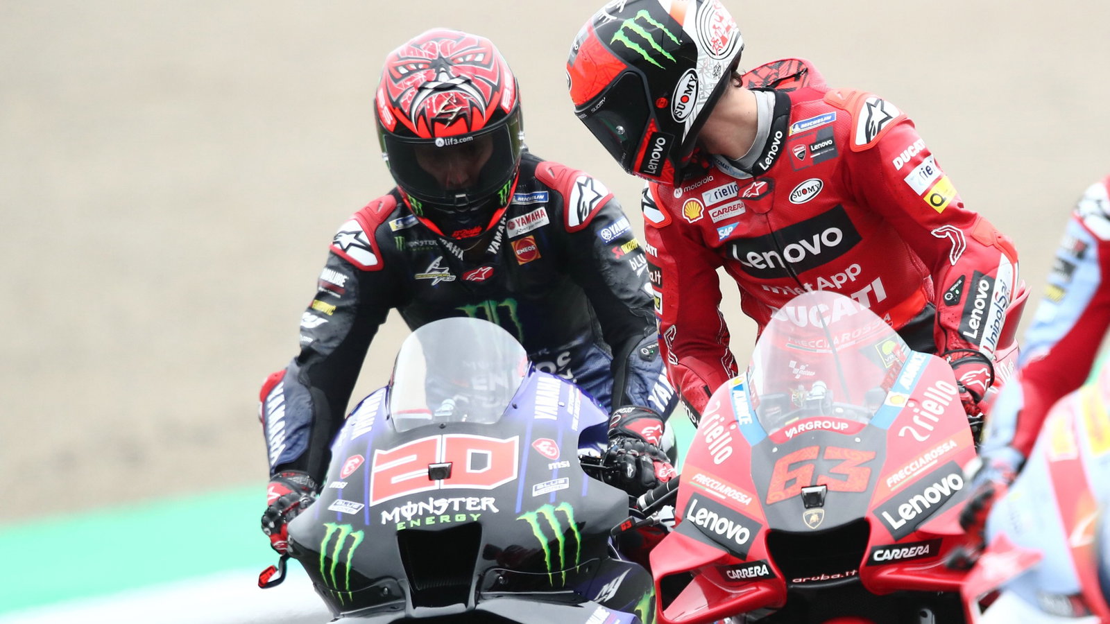 Fabio Quartararo, Francesco Bagnaia , Japanese MotoGP. 23 September