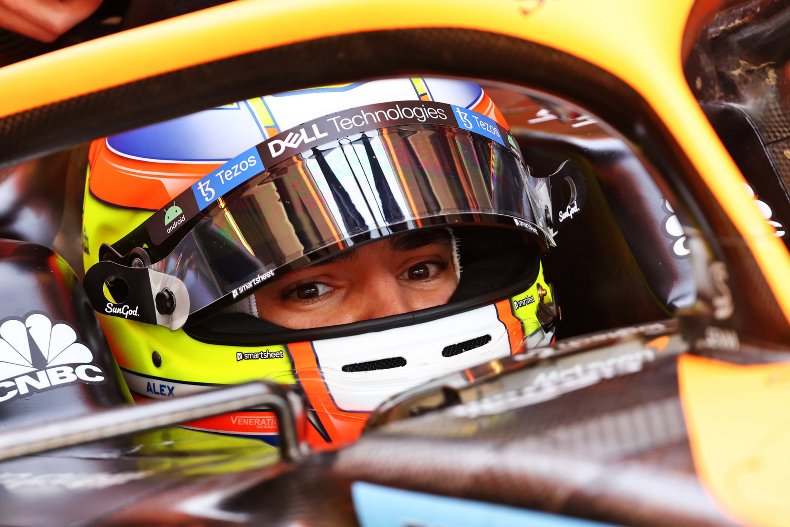 Alex Palou (ESP) ) Pembalap Tes McLaren MCL36. Kejuaraan Dunia Formula 1, Rd 19, Grand Prix Amerika Serikat, Austin, Texas,