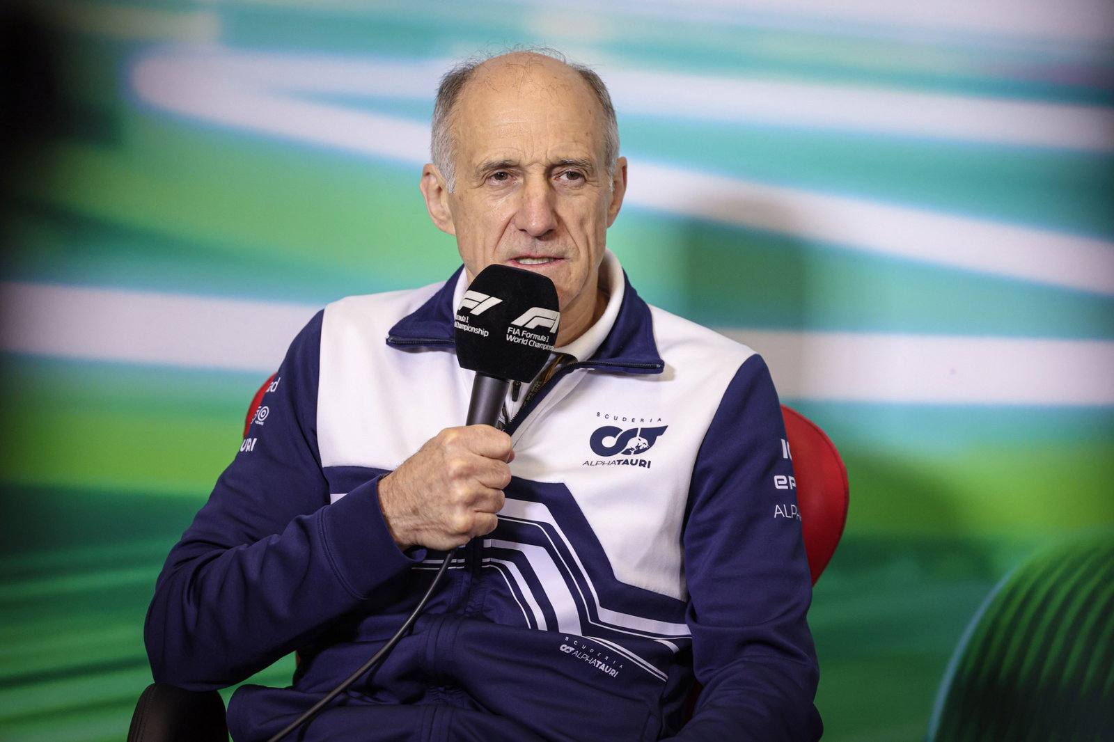 Franz Tost (AUT ) Kepala Tim AlphaTauri, dalam Konferensi Pers FIA. Kejuaraan Dunia Formula 1, Rd 20, Meksiko
