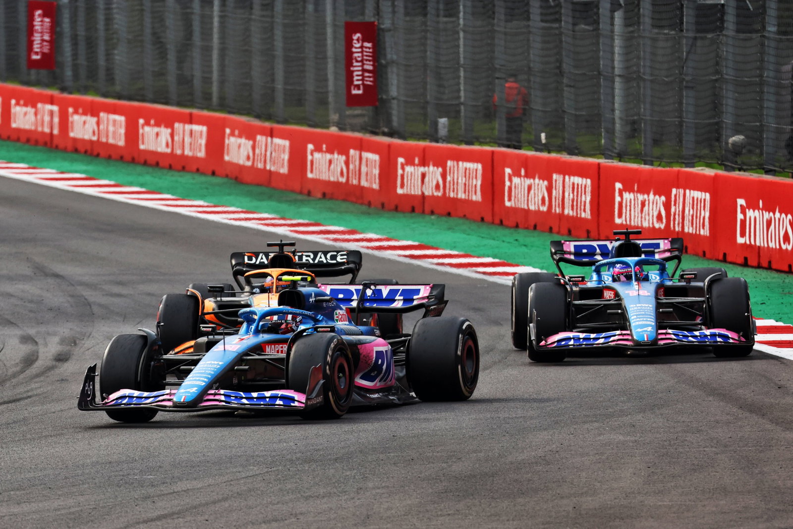 Esteban Ocon (FRA) Alpine F1 Team A522. Formula 1 World Championship, Rd 20, Mexican Grand Prix, Mexico City, Mexico, Race