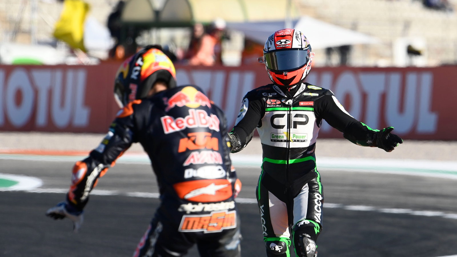 Jaume Masia crash, Moto3, Valencia MotoGP, 5 November