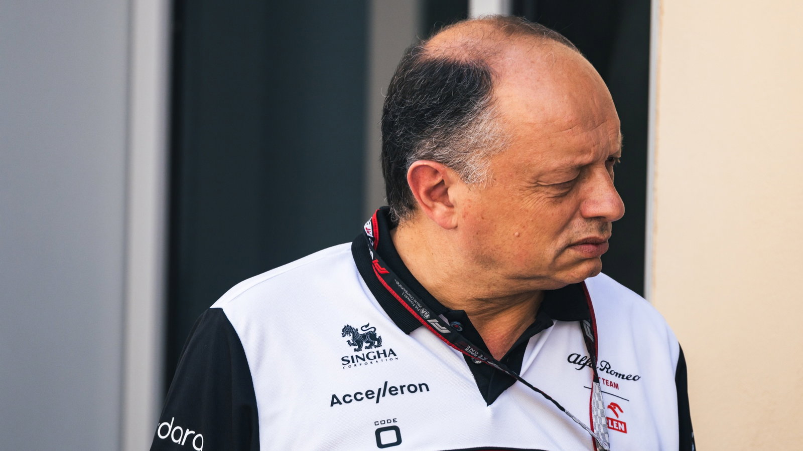 Frederic Vasseur (FRA) Alfa Romeo F1 Team Team Principal. Formula 1 World Championship, Rd 22, Abu Dhabi Grand Prix, Yas