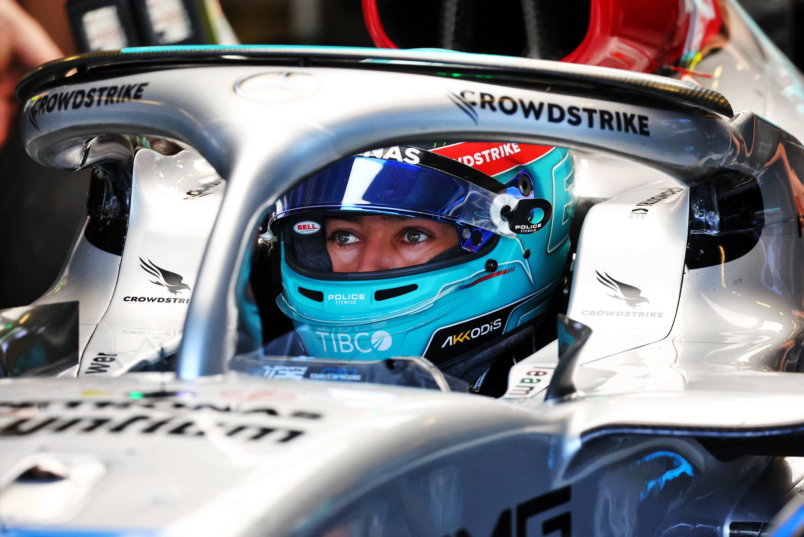 George Russell (GBR) Mercedes AMG 