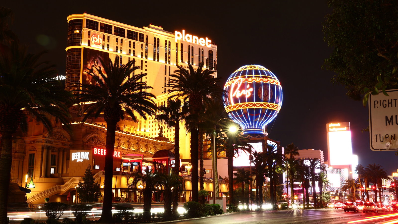 Las Vegas at night. Las Veg