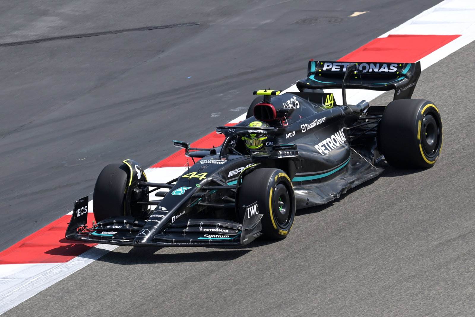 Lewis Hamilton (GBR) Mercedes AMG F1 W14. Formula 1 Testing, Sakhir, Bahrain, Day Two.- www.xpbimages.com, EMail: