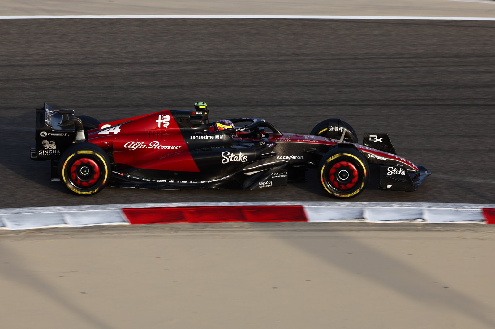 Zhou Guanyu (CHN) Alfa Romeo F1 Team C39. Formula 1 Testing, Sakhir, Bahrain, Day Two.- www.xpbimages.com, EMail: