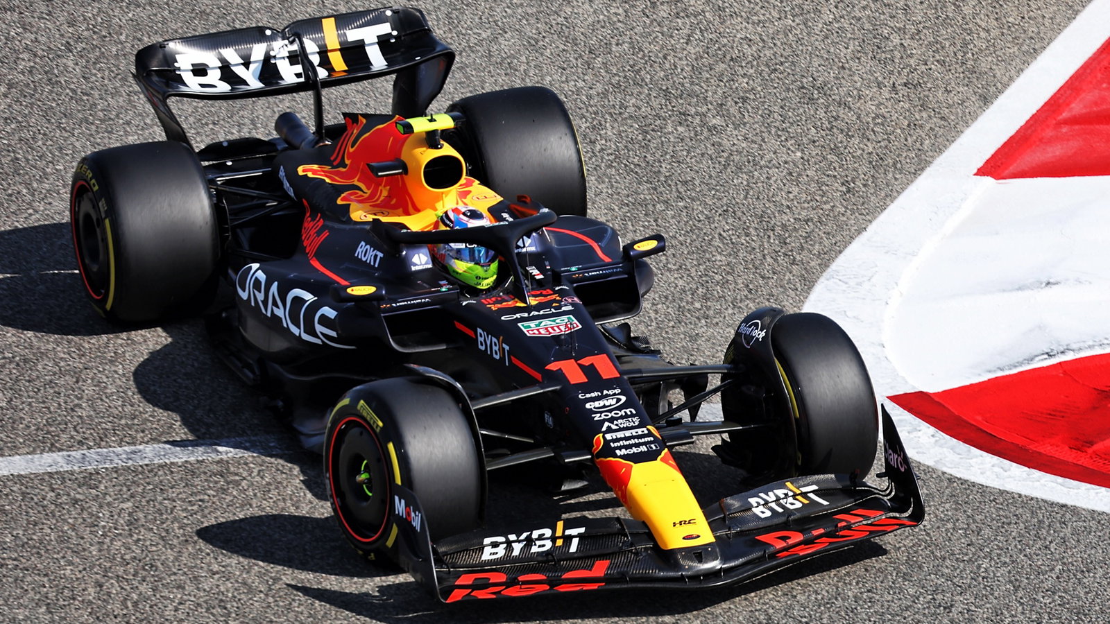 Sergio Perez (MEX) Red Bull Racing RB19. Formula 1 World Championship, Rd 1, Bahrain Grand Prix, Sakhir, Bahrain, Practice