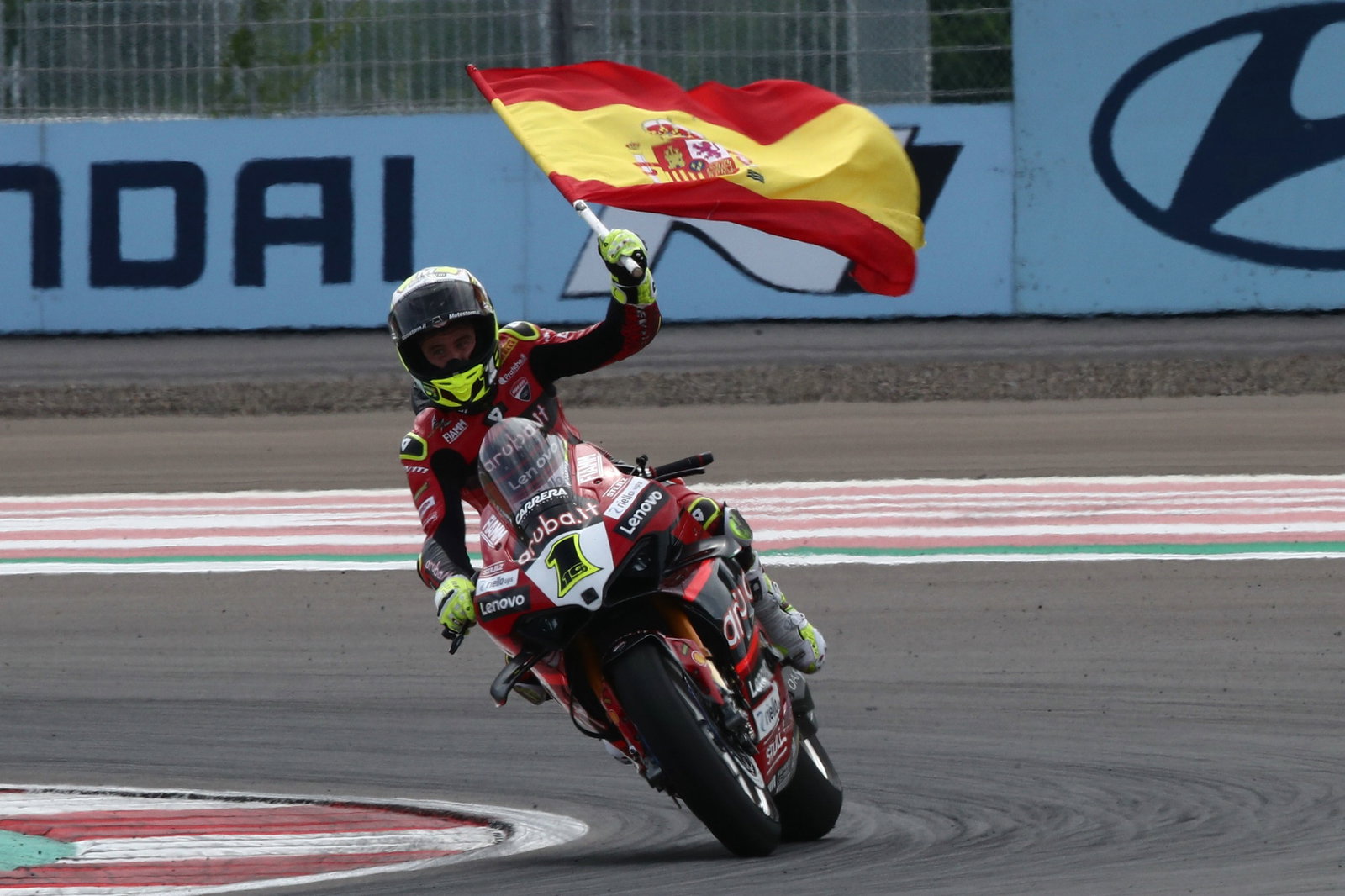 Alvaro Bautista , race 2, Indonesian WorldSBK, 5 March