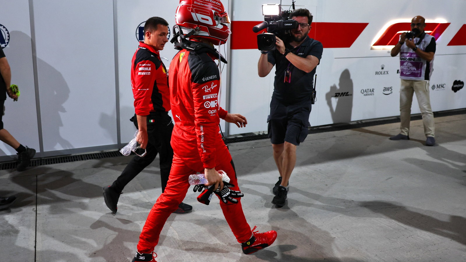 Charles Leclerc (MON) Ferrari retired from the race. Formula 1 World Championship, Rd 1, Bahrain Grand Prix, Sakhir,