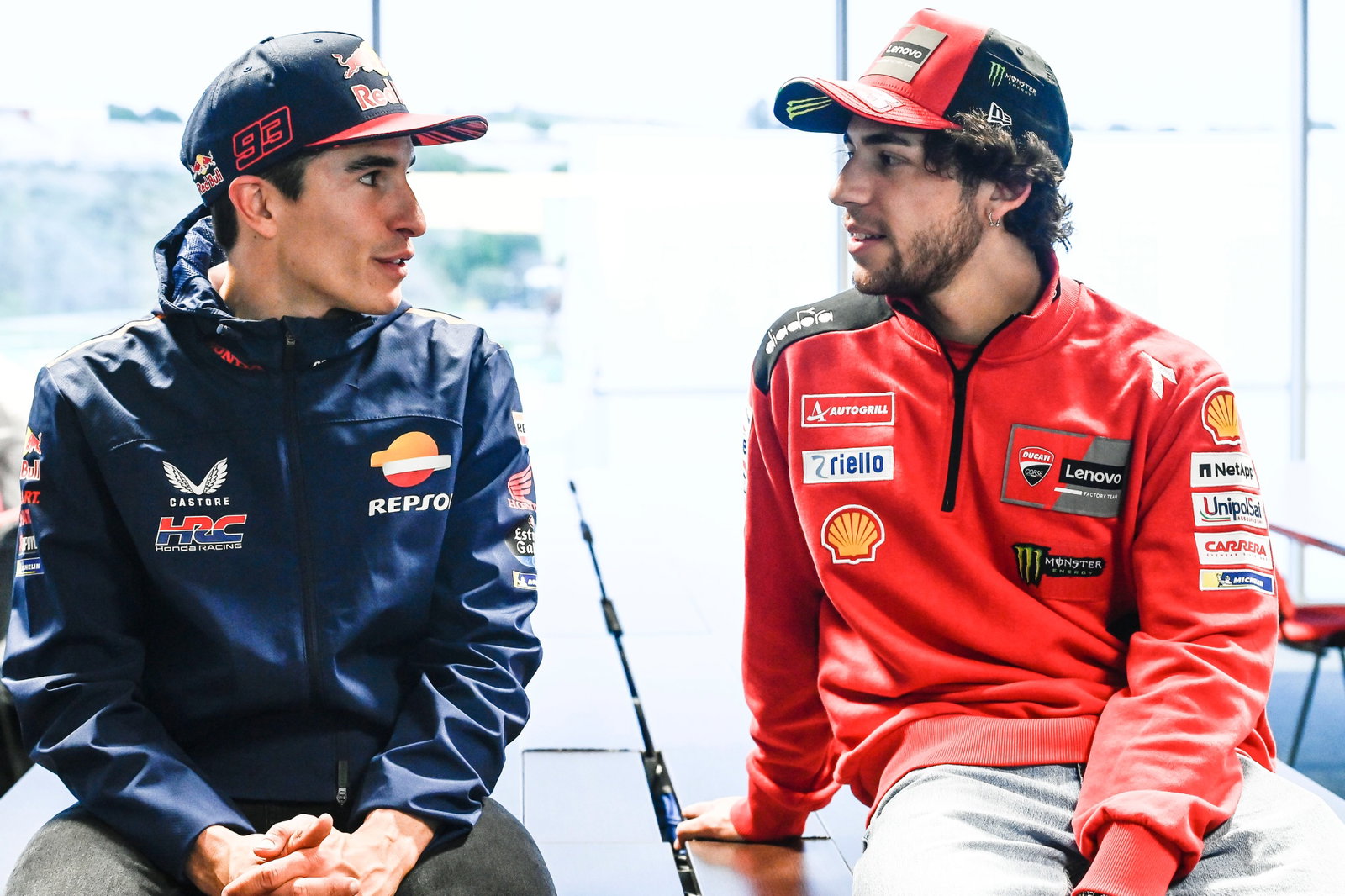 Marc Marquez, Enea Bastianini, Portimao MotoGP test, 11 March