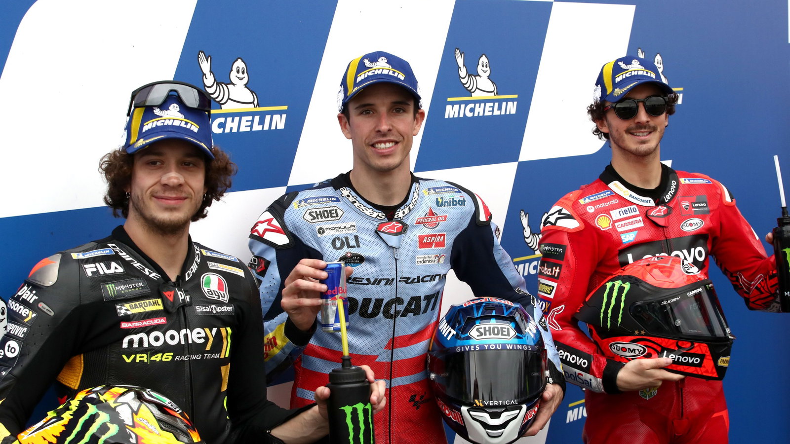 Marco Bezzecchi, Alex Marquez, Francesco Bagnaia, Argentina MotoGP, 1 April