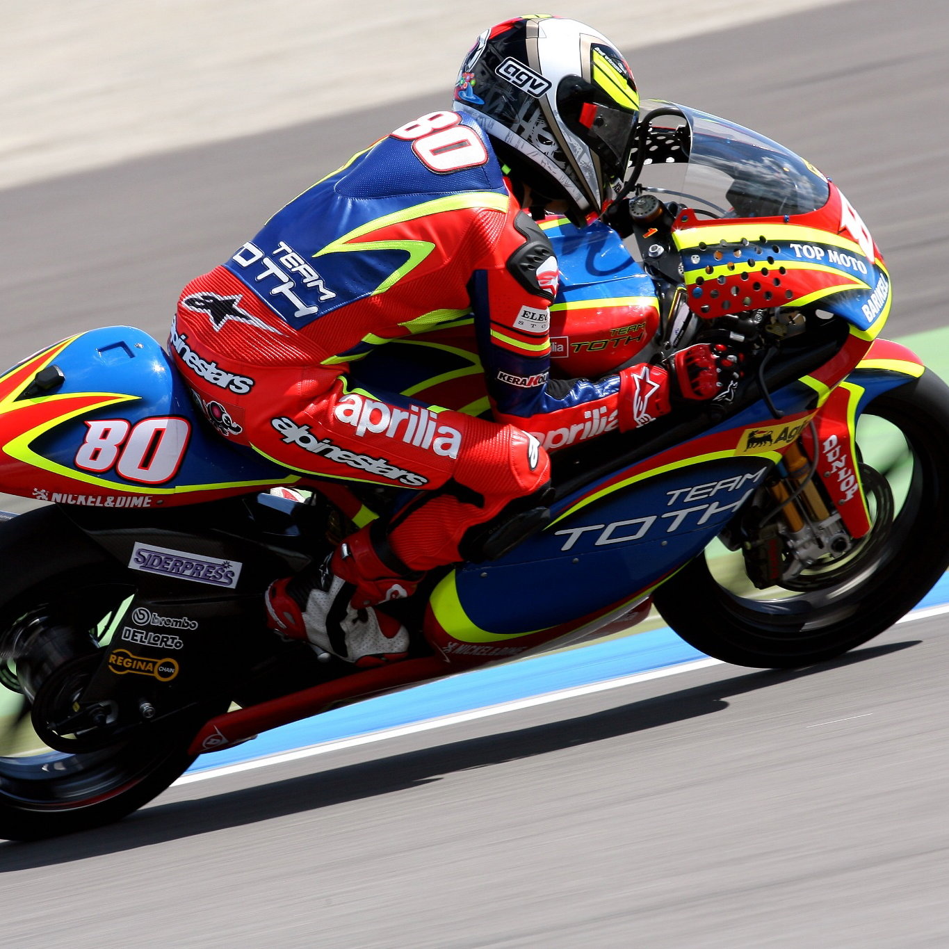 Hector Barbera (ESP), Team Toth Aprilia, Aprilia, 80, 2007 250 Grand Prix World Championship,Round 9, Assen, Netherlands,