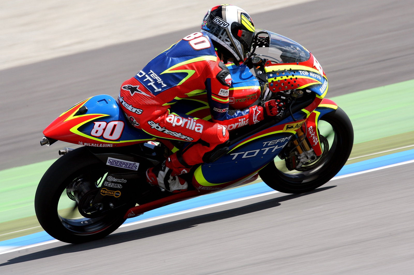 Hector Barbera (ESP), Team Toth Aprilia, Aprilia, 80, 2007 250 Grand Prix World Championship,Round 9, Assen, Netherlands,