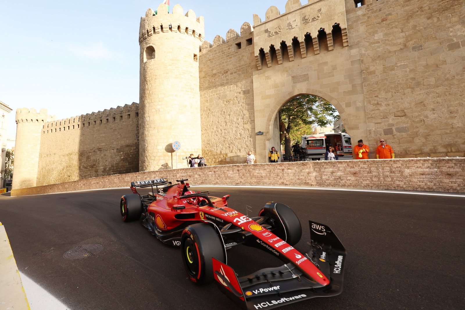 Charles Leclerc (MON) Ferrari SF-23. Formula 1 World Championship, Rd 4, Azerbaijan Grand Prix, Baku Street Circuit,