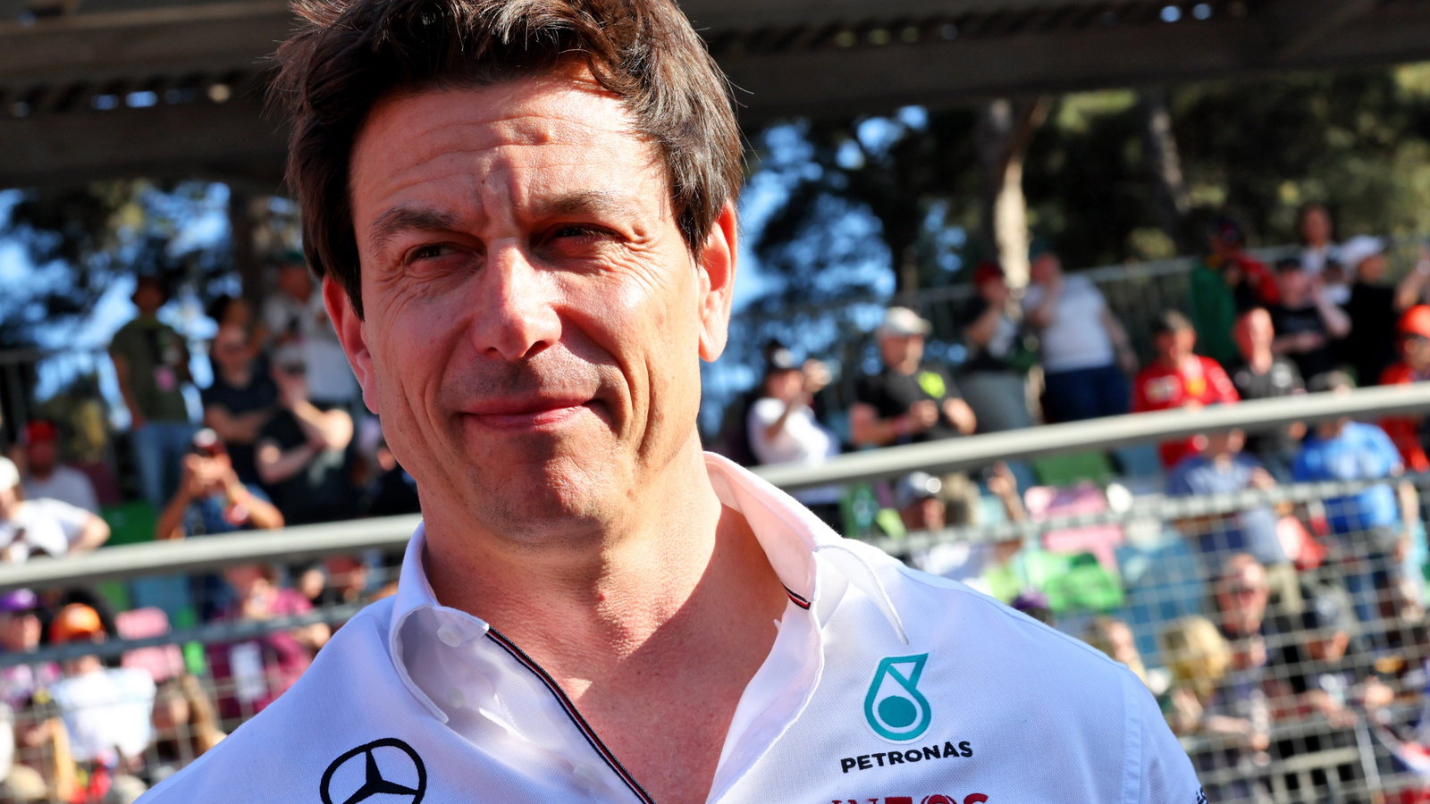 Toto Wolff (GER) Mercedes AMG F1 Shareholder and Executive Director on the grid. Formula 1 World Championship, Rd 4,