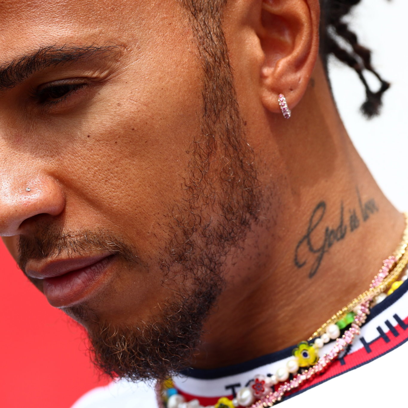 Lewis Hamilton (GBR) Mercedes AMG F1 on the drivers' parade. Formula 1 World Championship, Rd 4, Azerbaijan Grand Prix,