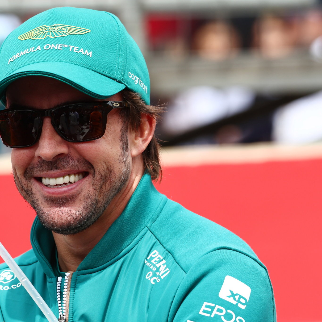 Fernando Alonso (ESP) Aston Martin F1 Team on the drivers' parade. Formula 1 World Championship, Rd 4, Azerbaijan Grand