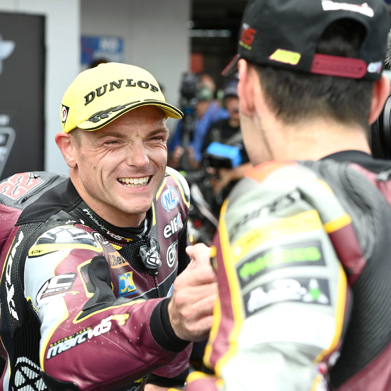 Sam Lowes, Tony Arbolino, Moto2 race, Spanish MotoGP, 30 April
