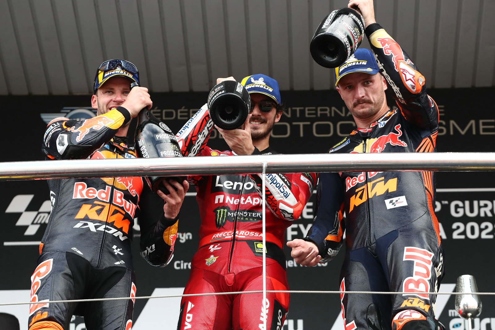 Brad Binder, Francesco Bagnaia, Jack Miller, MotoGP race, Spanish MotoGP 30 April