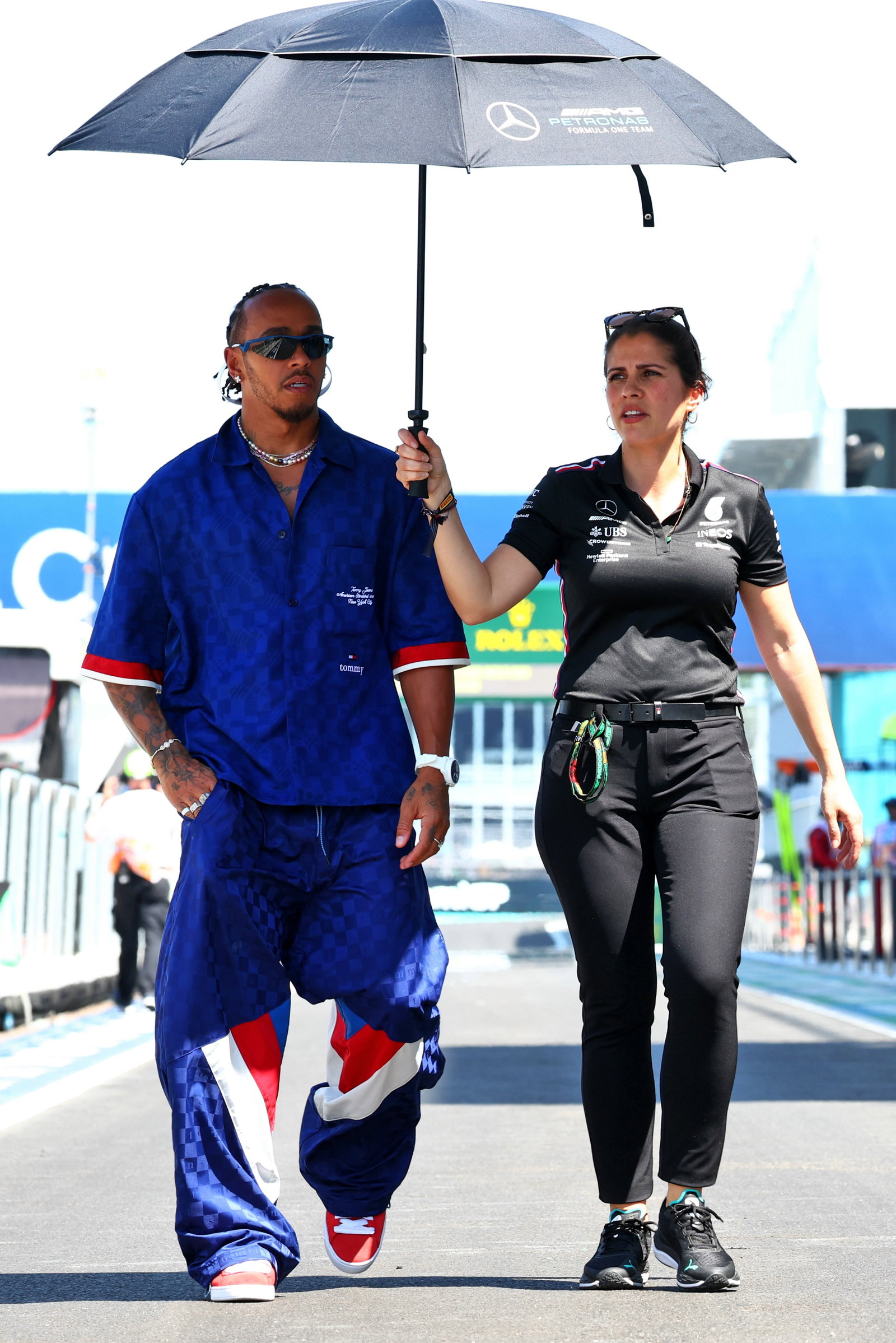 Lewis Hamilton (GBR) Mercedes AMG F1. Kejuaraan Dunia Formula 1, Rd 5, Miami Grand Prix, Miami, Florida, USA,