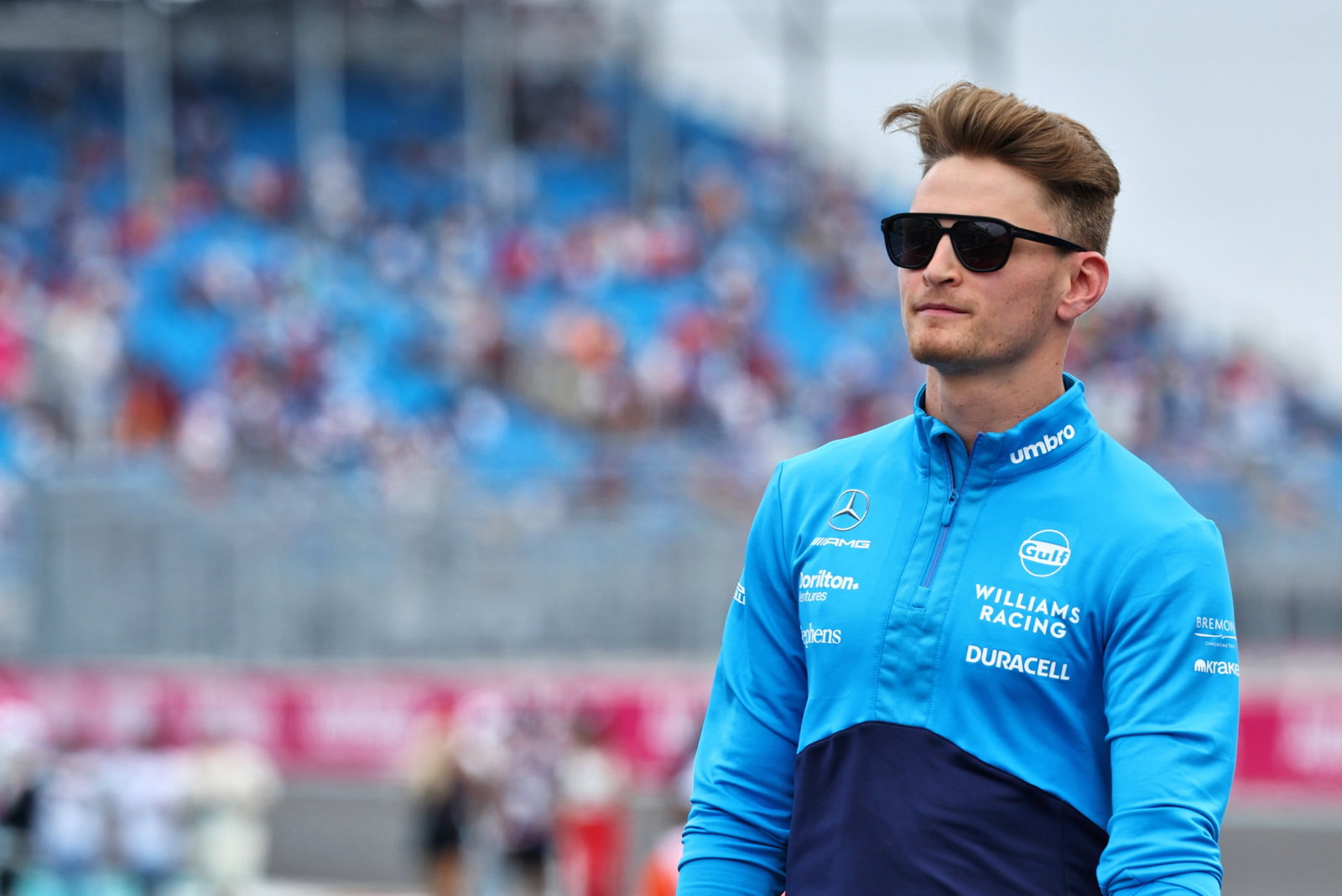 Logan Sargeant (USA) Williams Racing on the drivers' parade. Formula 1 World Championship, Rd 5, Miami Grand Prix, Miami,