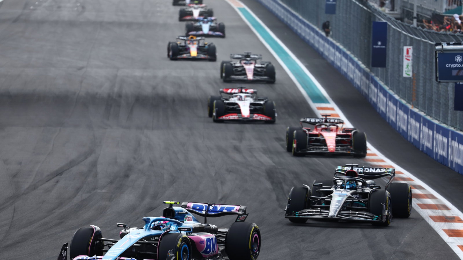 Pierre Gasly (FRA) Alpine F1 Team A523. Formula 1 World Championship, Rd 5, Miami Grand Prix, Miami, Florida, USA, Race