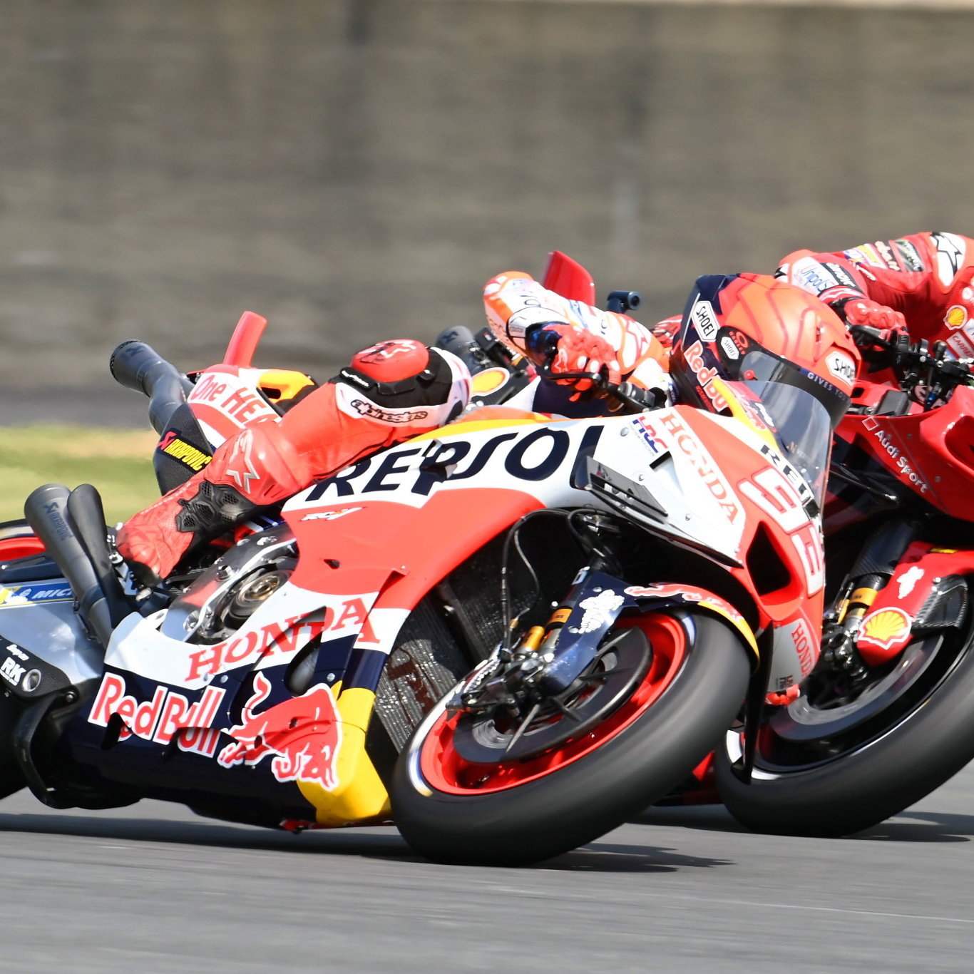 Marc Marquez, Francesco Bagnaia, MotoGP sprint race, French MotoGP, 13 May