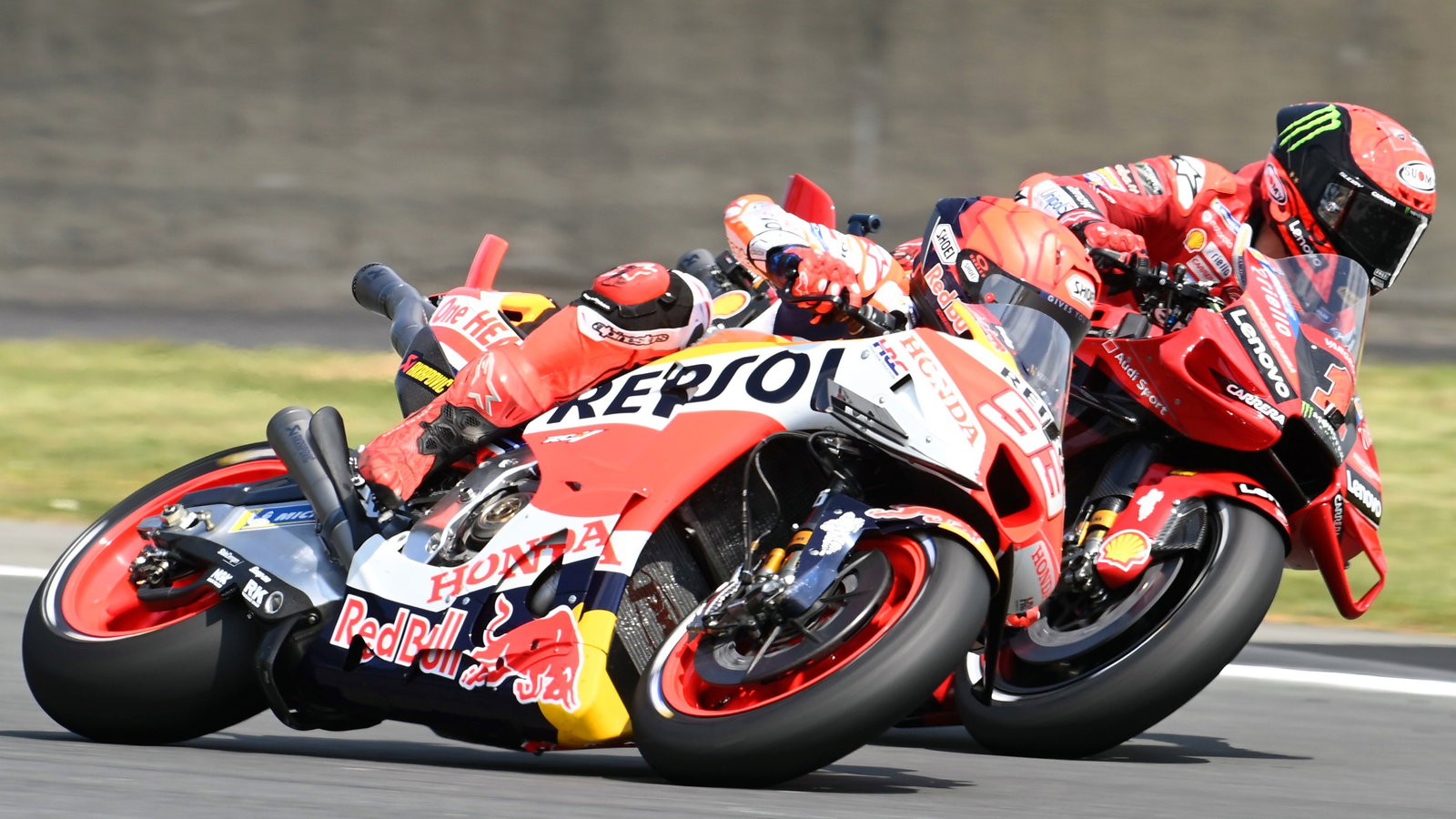 Marc Marquez, Francesco Bagnaia, MotoGP sprint race, French MotoGP, 13 May