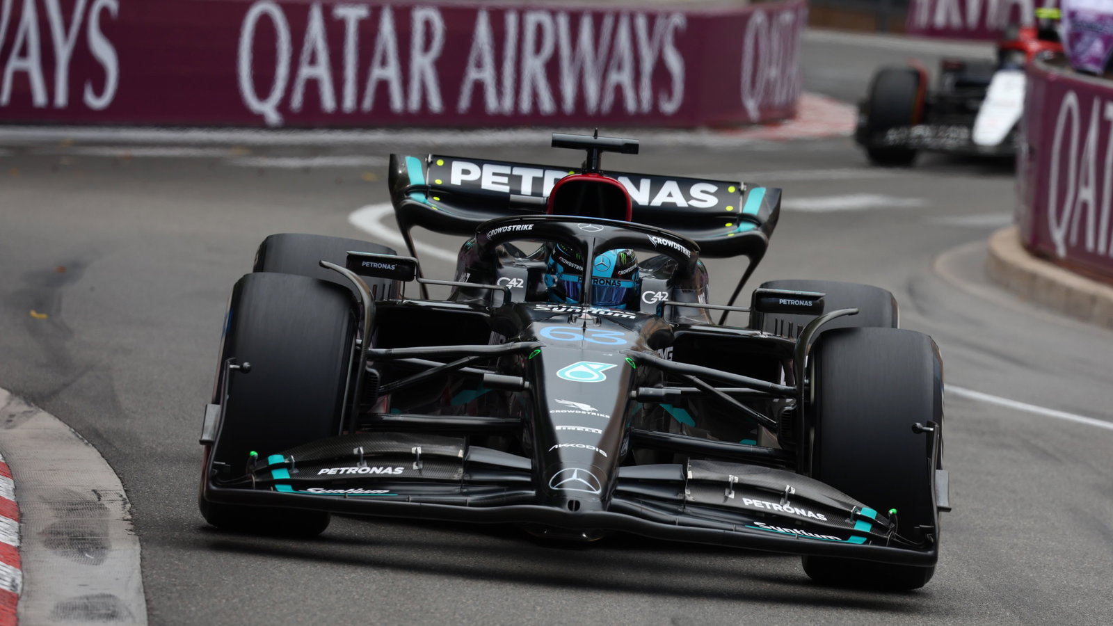 George Russell (GBR) Mercedes AMG F1 W14. Formula 1 World Championship, Rd 7, Monaco Grand Prix, Monte Carlo, Monaco, Race