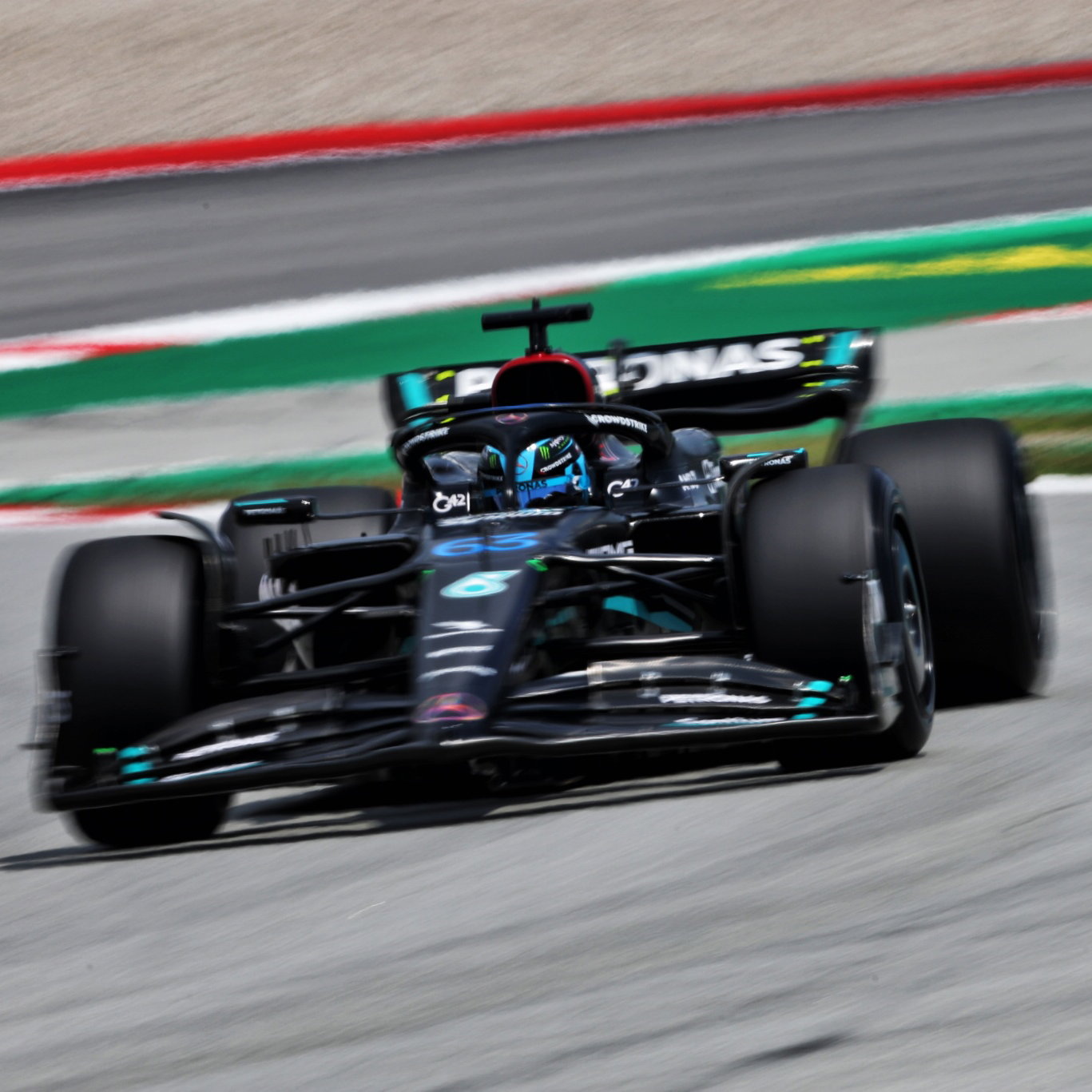 George Russell (GBR) Mercedes AMG F1 W14. Formula 1 World Championship, Rd 8, Spanish Grand Prix, Barcelona, Spain,