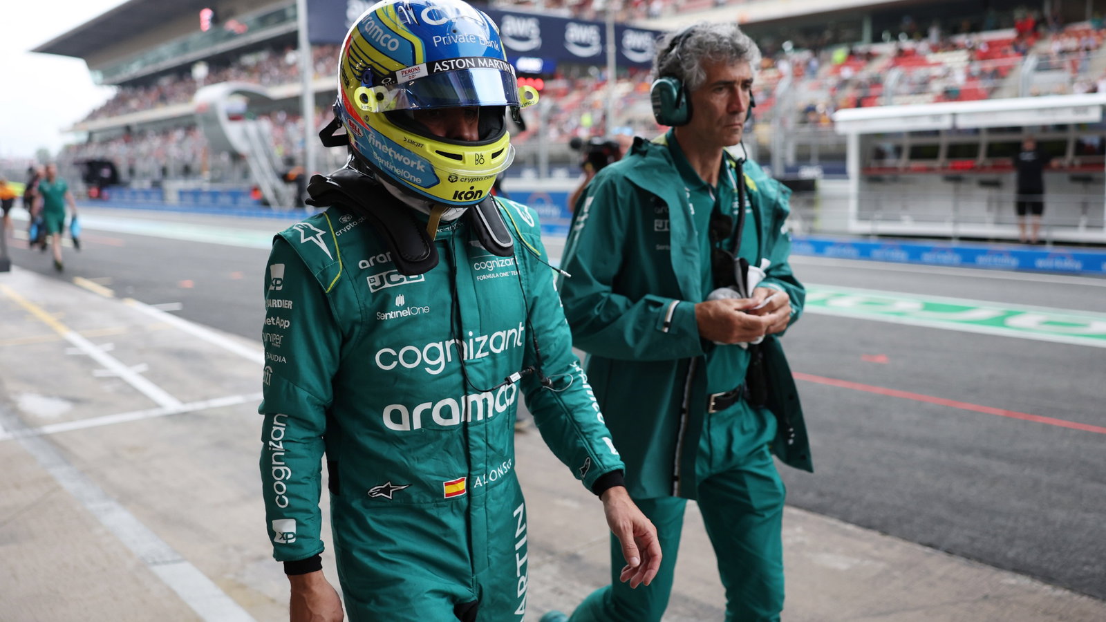 Fernando Alonso (ESP) Aston Martin F1 Team. Formula 1 World Championship, Rd 8, Spanish Grand Prix, Barcelona, Spain,