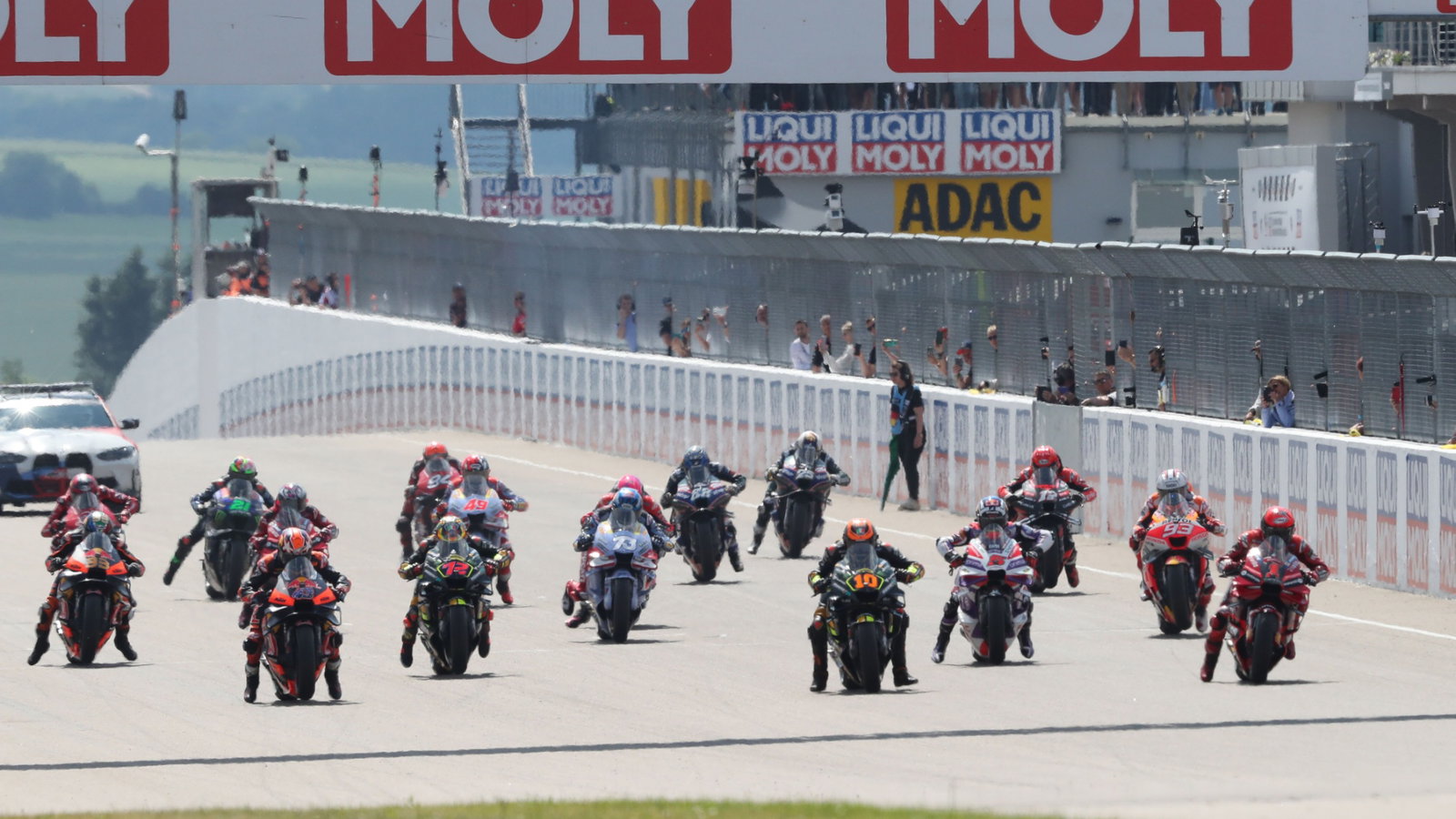Start Sprint Race, German MotoGP, 17 June