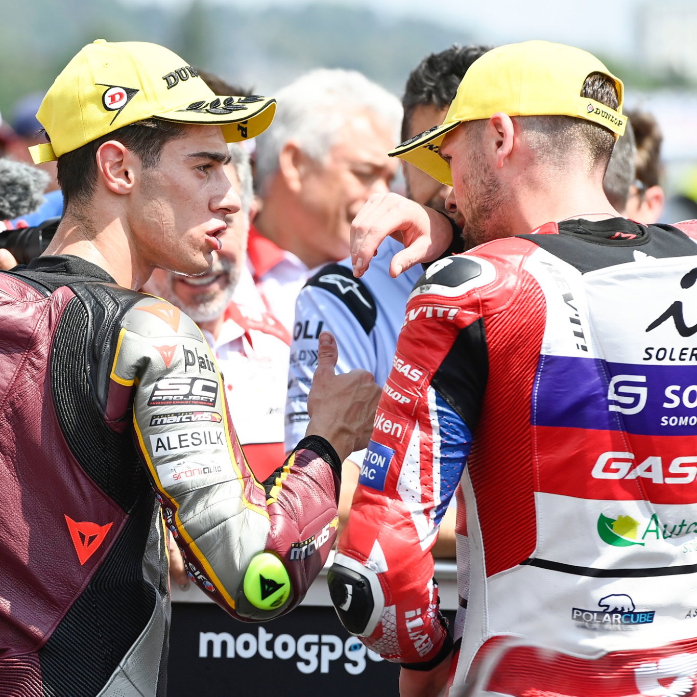 Tony Arbolino, Jake Dixon, Moto2 race, German MotoGP, 18 June