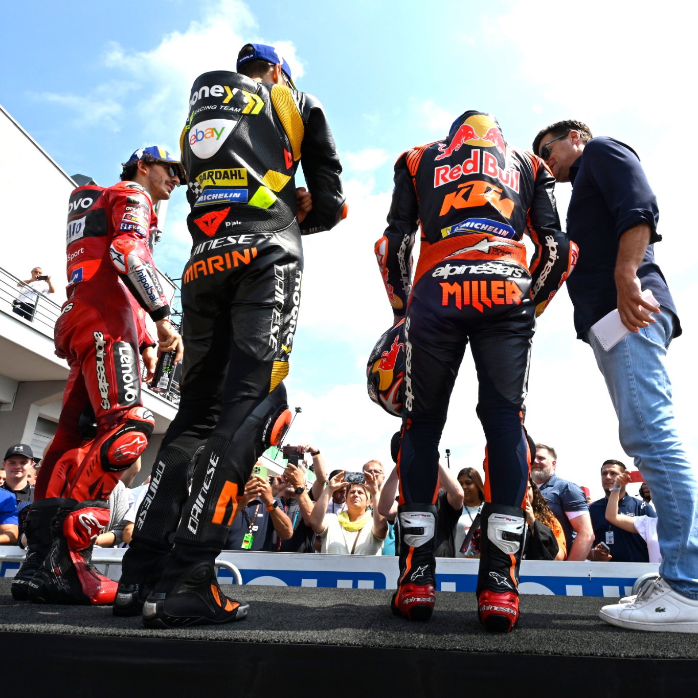 Francesco Bagnaia, Luca Marini, Jack Miller, German MotoGP 17 June