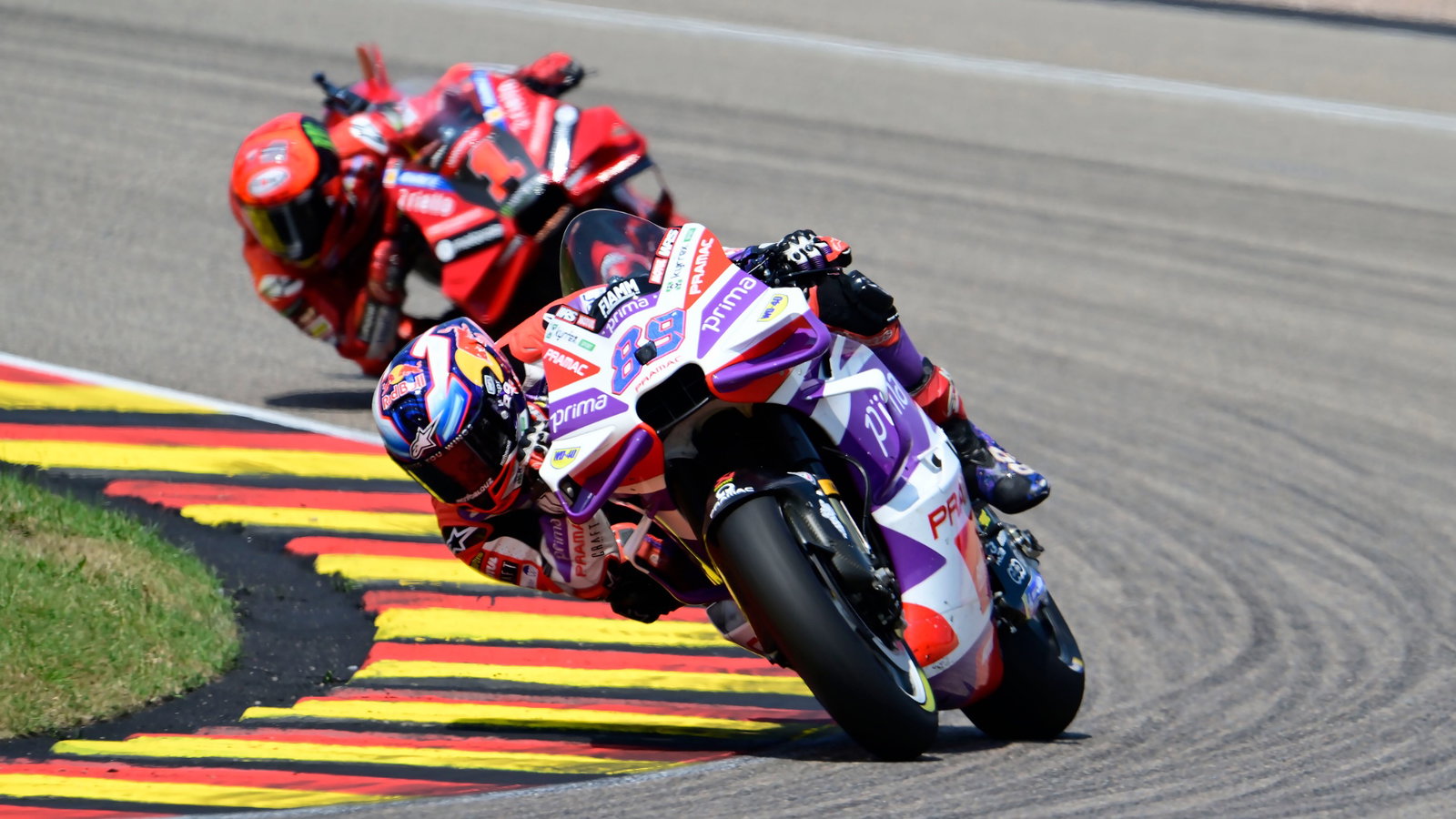 Jorge Martin, Francesco Bagnaia Ducati MotoGP Sachsenring 2023