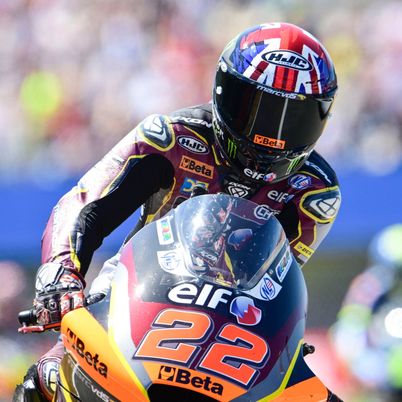 Sam Lowes, Moto2 race, Dutch MotoGP, 25 June