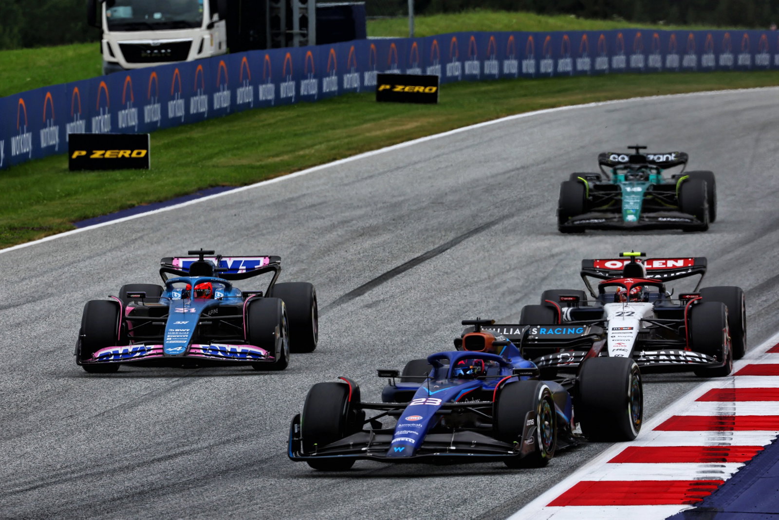 Alexander Albon (THA) Williams Racing FW45. Formula 1 World Championship, Rd 10, Austrian Grand Prix, Spielberg, Austria,
