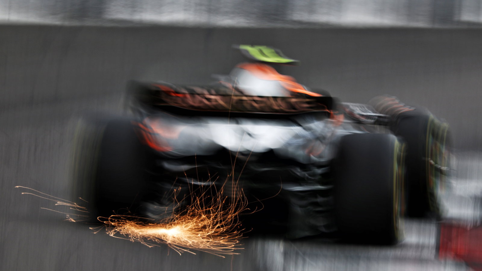 Lando Norris (GBR) McLaren MCL60 sends sparks flying. Formula 1 World Championship, Rd 11, British Grand Prix,