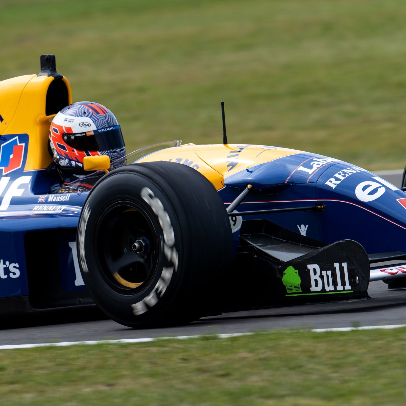 Jenson Button (GBR) Sky Sports F1 Presenter / Williams Racing Senior Advisor drives the 1992 Williams FW14B. Formula 1