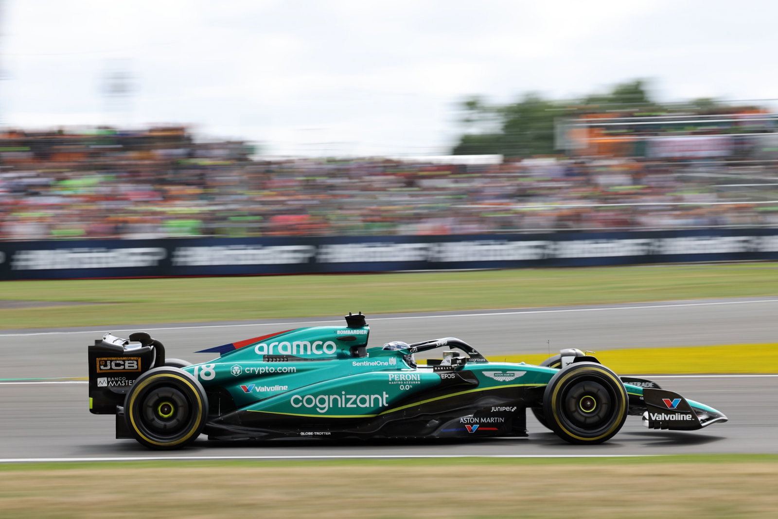 Fernando Alonso (ESP) Aston Martin F1 Team AMR23. Formula 1 World Championship, Rd 11, British Grand Prix, Silverstone,