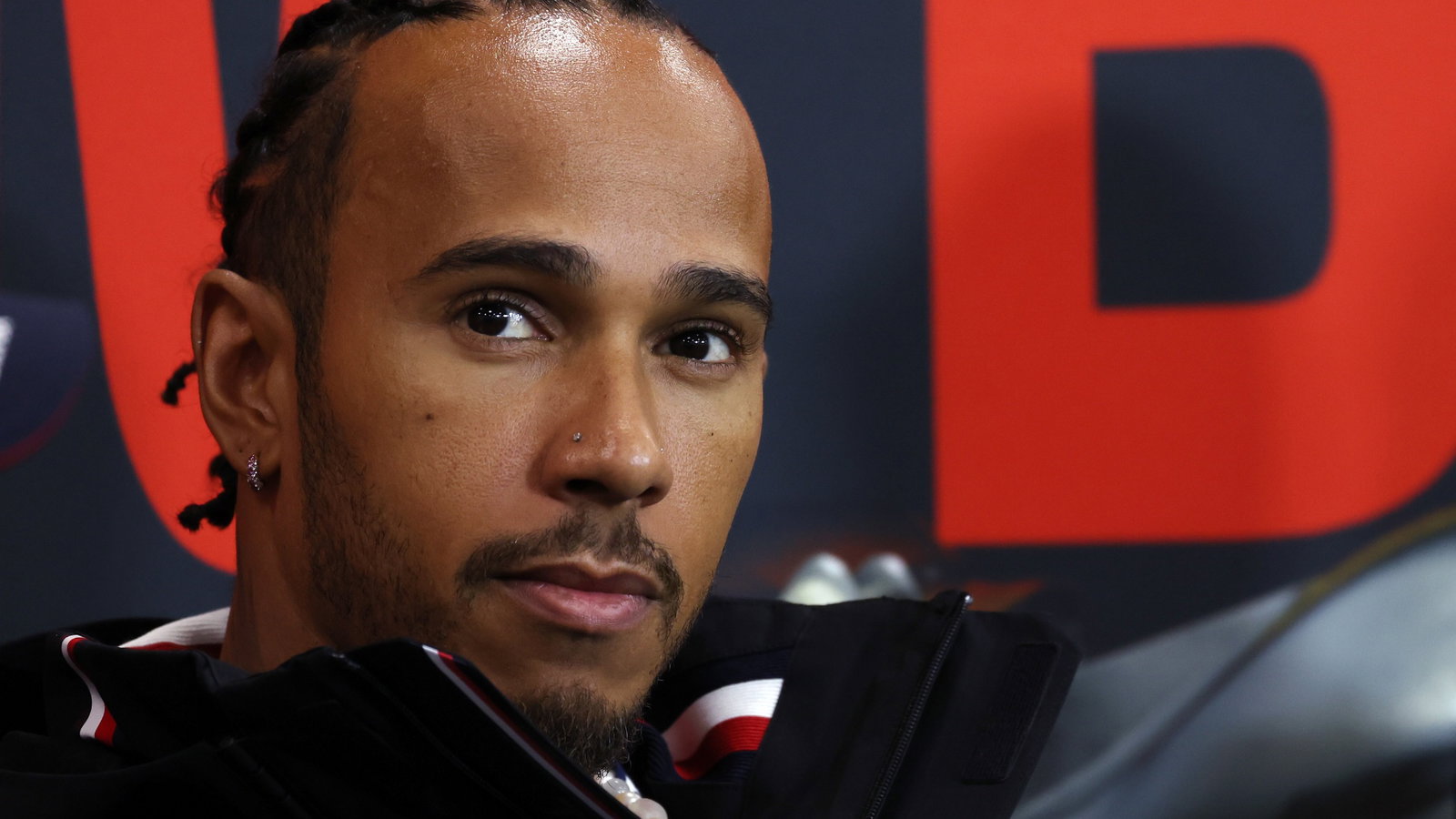 Lewis Hamilton (GBR) Mercedes AMG F1 in the FIA Press Conference. Formula 1 World Championship, Rd 13, Belgian Grand Prix,