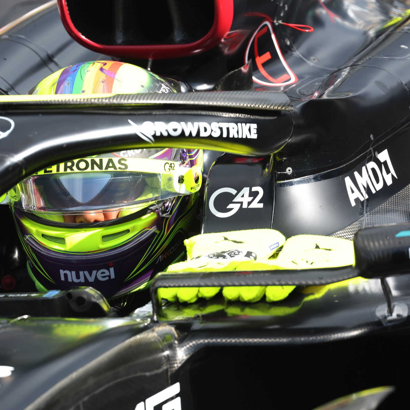 Lewis Hamilton (GBR) Mercedes AMG F1 W14 at the end of the pit lane. Formula 1 World Championship, Rd 13, Belgian Grand