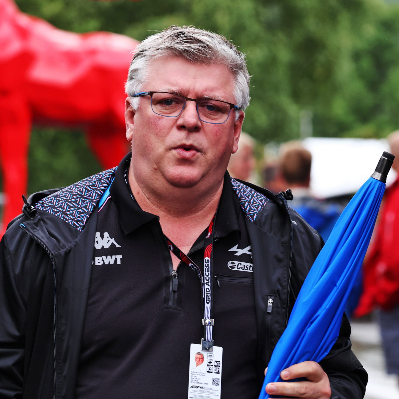 Otmar Szafnauer (USA) Alpine F1 Team, Team Principal. Formula 1 World Championship, Rd 13, Belgian Grand Prix, Spa