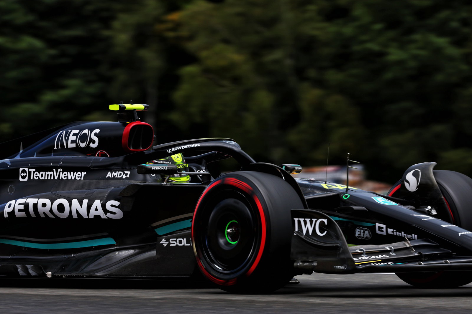 Lewis Hamilton (GBR) Mercedes AMG F1 W14. Formula 1 World Championship, Rd 13, Belgian Grand Prix, Spa Francorchamps,