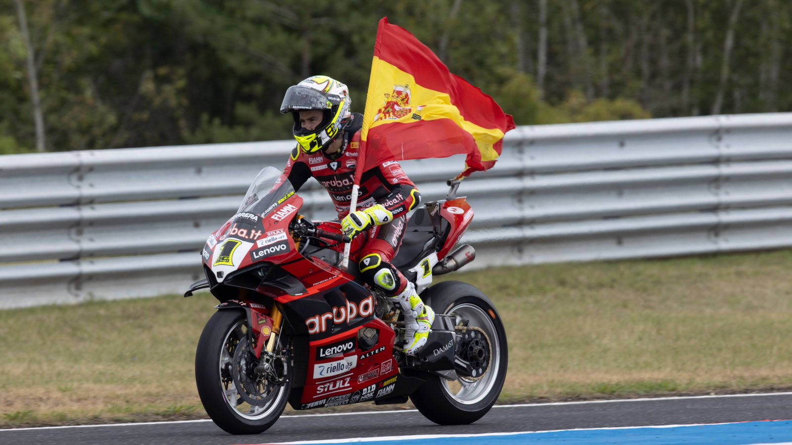 Alvaro Bautista, Superpole race, Czech WorldSBK, 30 July
