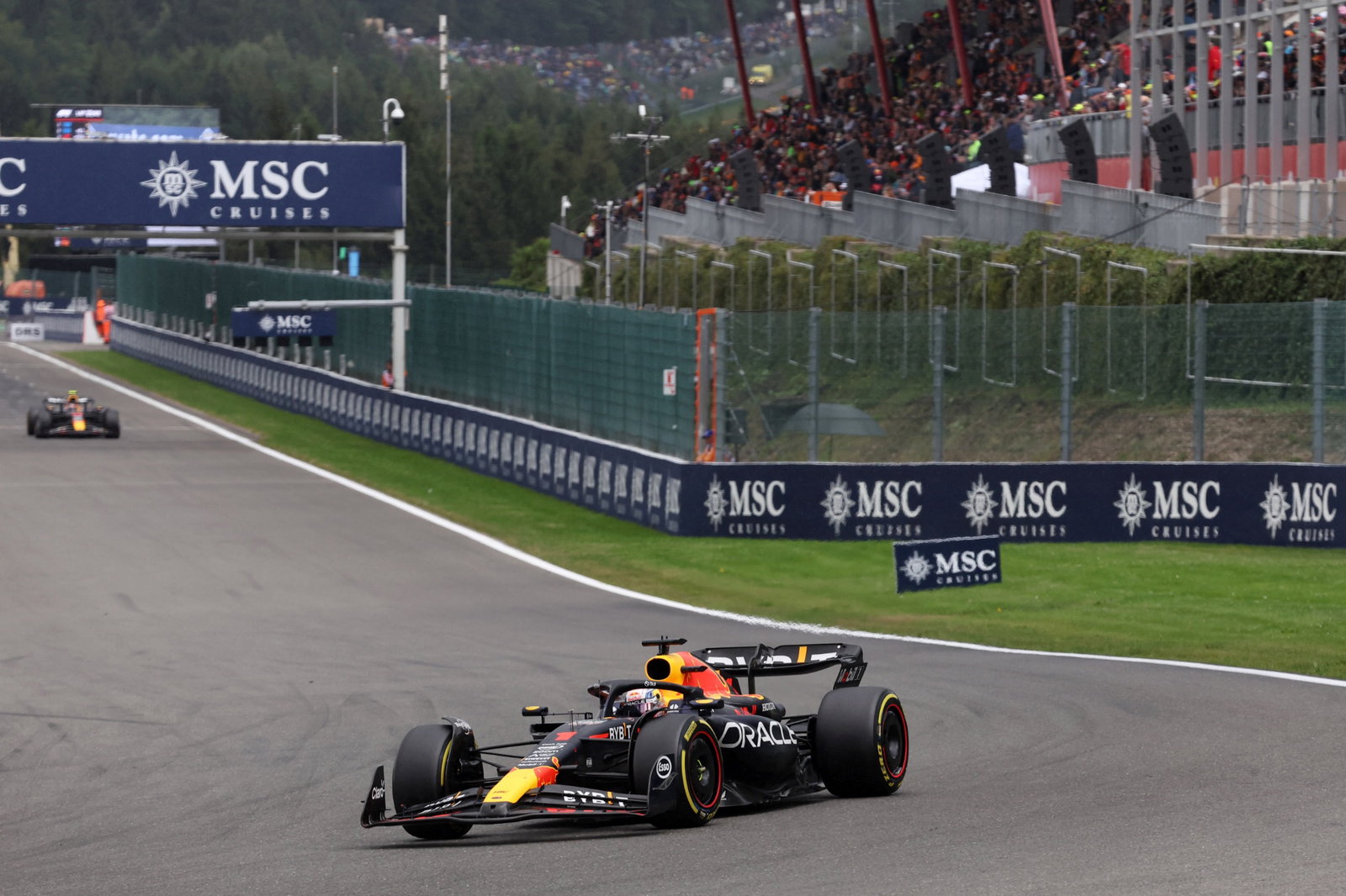 Max Verstappen (NLD) Red Bull Racing RB19. Formula 1 World Championship, Rd 13, Belgian Grand Prix, Spa Francorchamps,