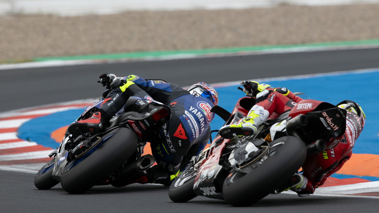 Alvaro Bautista Ducati, Toprak Razgatlioglu Yamaha WorldSBK Most 2023